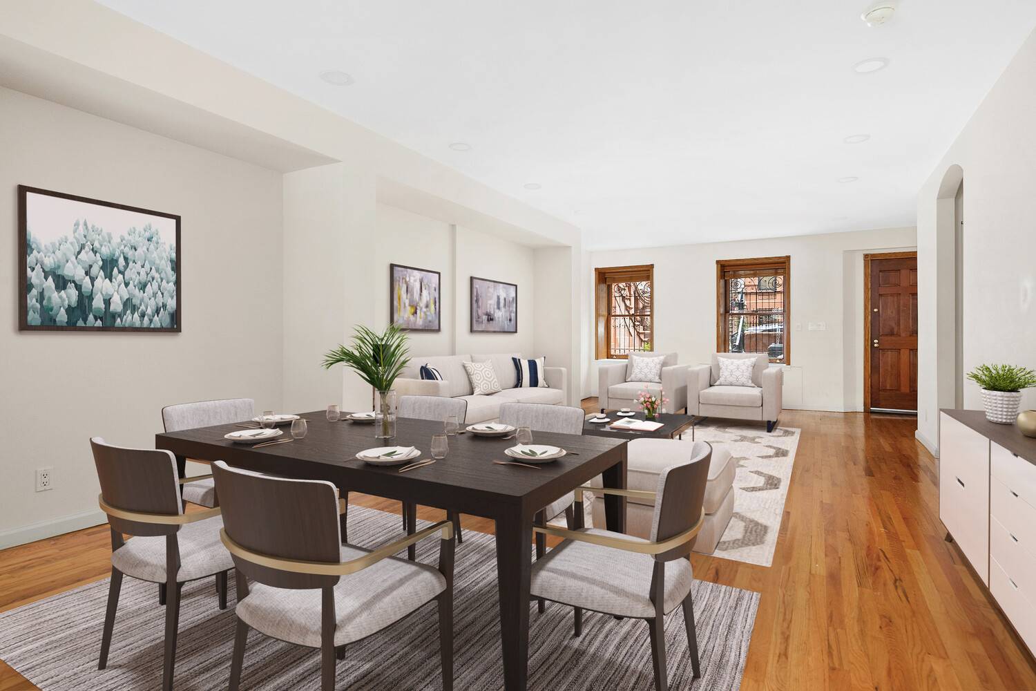 Originally constructed in 1888 1889 by the noted architectural firm Cleverdon amp ; Putzel, this handsome Renaissance Revival townhouse stands 20 feet wide and extends 55 feet deep on one ...