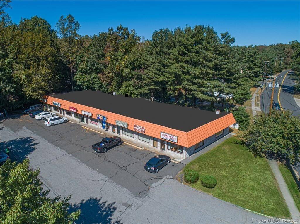 Strip Center at bustling Route 1 aka Boston Post Road.