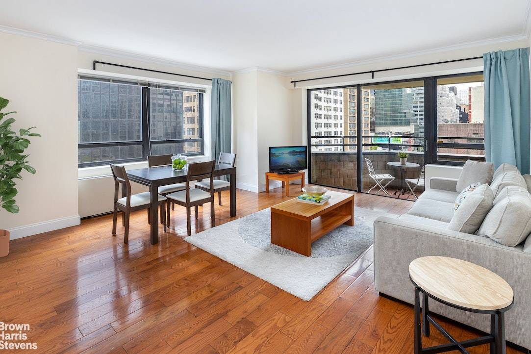 This light filled, corner two bedroom, 1.