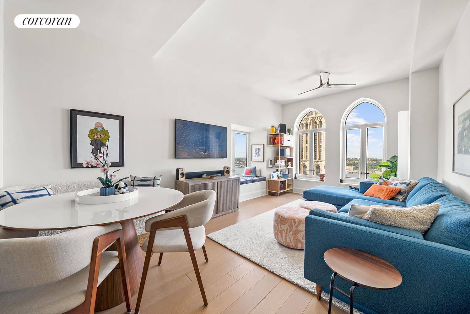 Welcome to your dream home at 100 Claremont Avenue, Residence 23G where timeless design meets modern luxury in vibrant Morningside Heights.