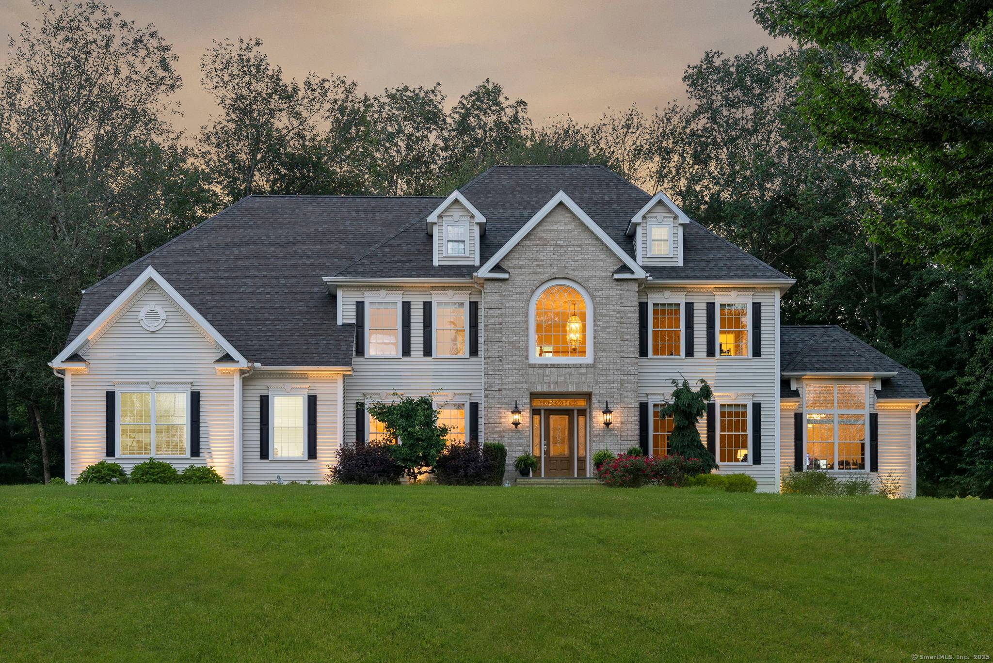 Welcome to this exquisite Colonial, custom built in 2005 by its original owner builder located in the picturesque Johnnycake Mountain Farm neighborhood on a quiet cul de sac.