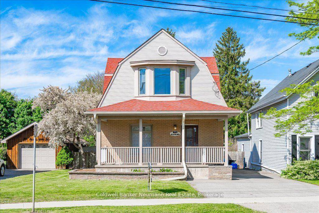 Set on an impressive 215 foot deep lot, this three bedroom, two storey home presents a unique opportunity for those with a vision.