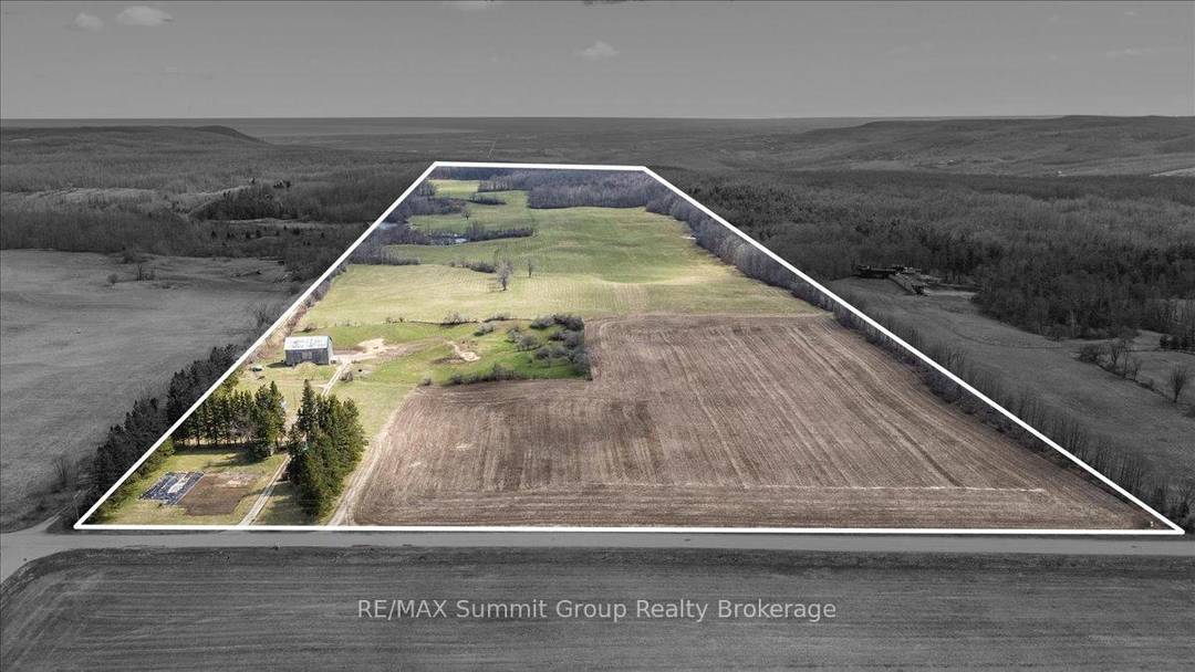 Just over 100 acres only 15 minutes from Collingwood, offering approximately 60 to 65 workable acres, 5 acres of pasture, and 25 acres of excellent hardwood bush, with the balance ...