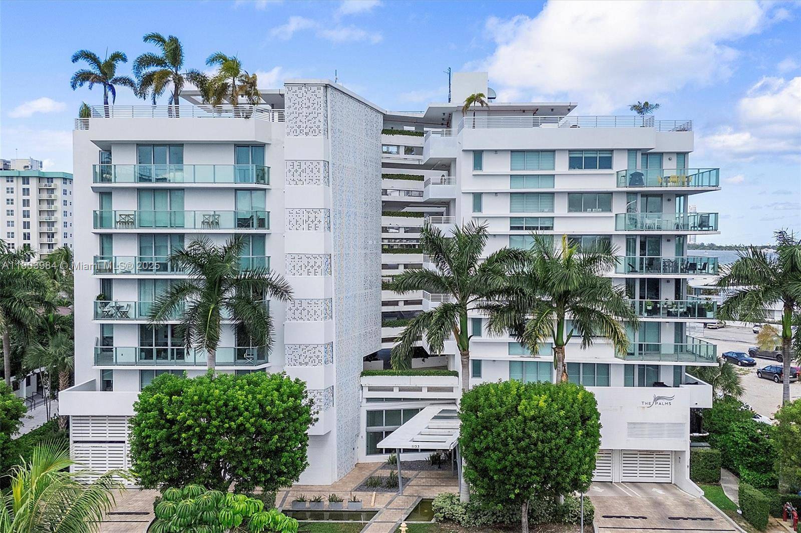 Find your zen in this beautifully curated 2 bedroom, 2 bath residence at The Palms, a boutique building in the heart of Bay Harbor Islands.