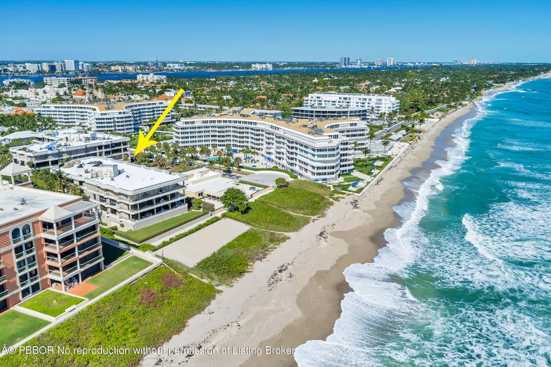 Price Improvement. Rare opportunity to purchase the largest most expansive oceanfront 4BR condo on Palm Beach Island.