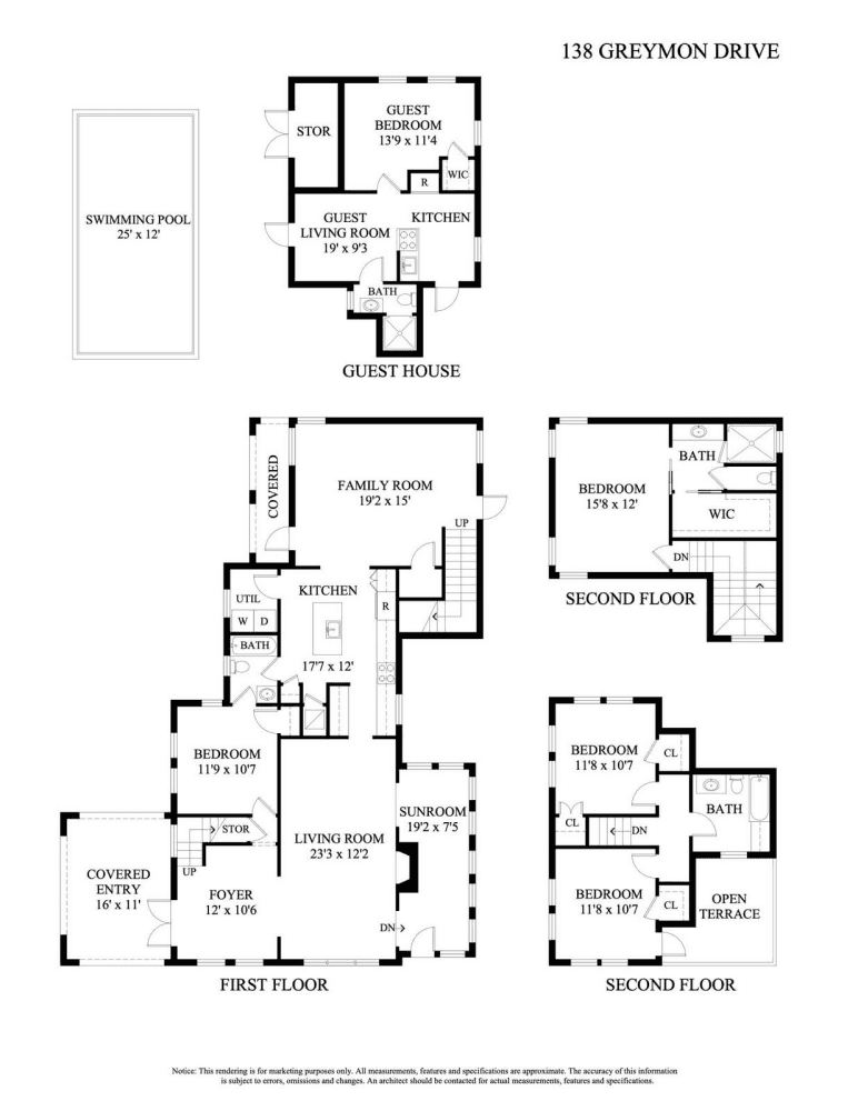 Just one block from the Intracoastal, this beautifully renovated Mediterranean home in historic Southland Park has it all four bedrooms in the main house, a private guest cottage, and full ...