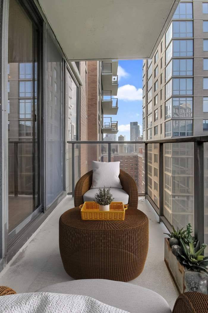 Sun Filled Junior 4 with Private Balcony in the Heart of Lincoln Square Welcome to Residence 15E at The Alfred, a one bedroom, one and a half bath home that ...