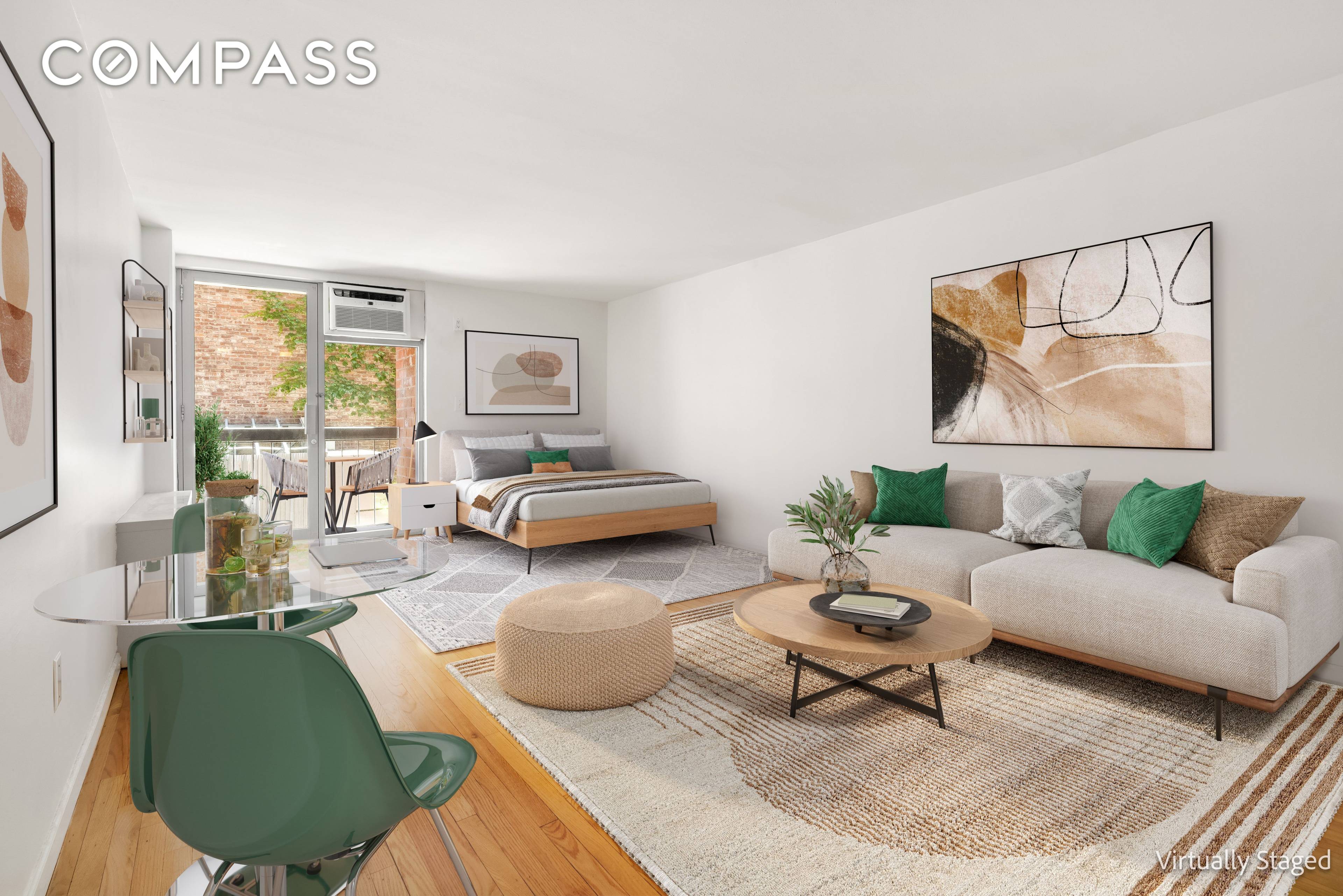 Step into this extraordinary condo loft like studio apartment.
