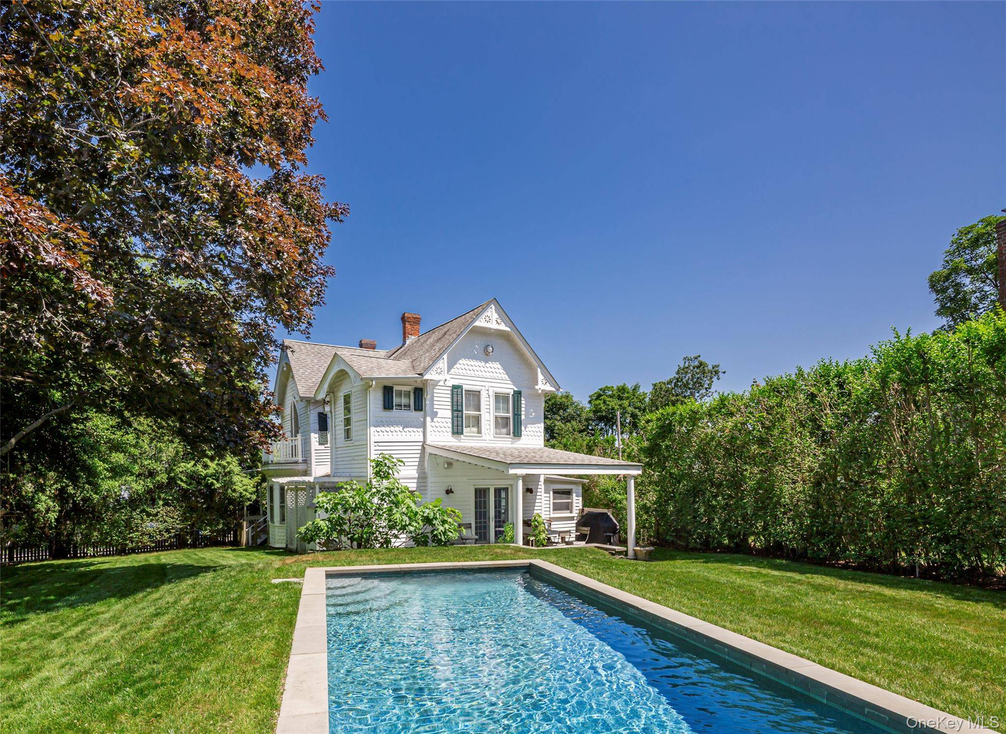 Historic Shelter Island Heights Home with Pool and Cottage.