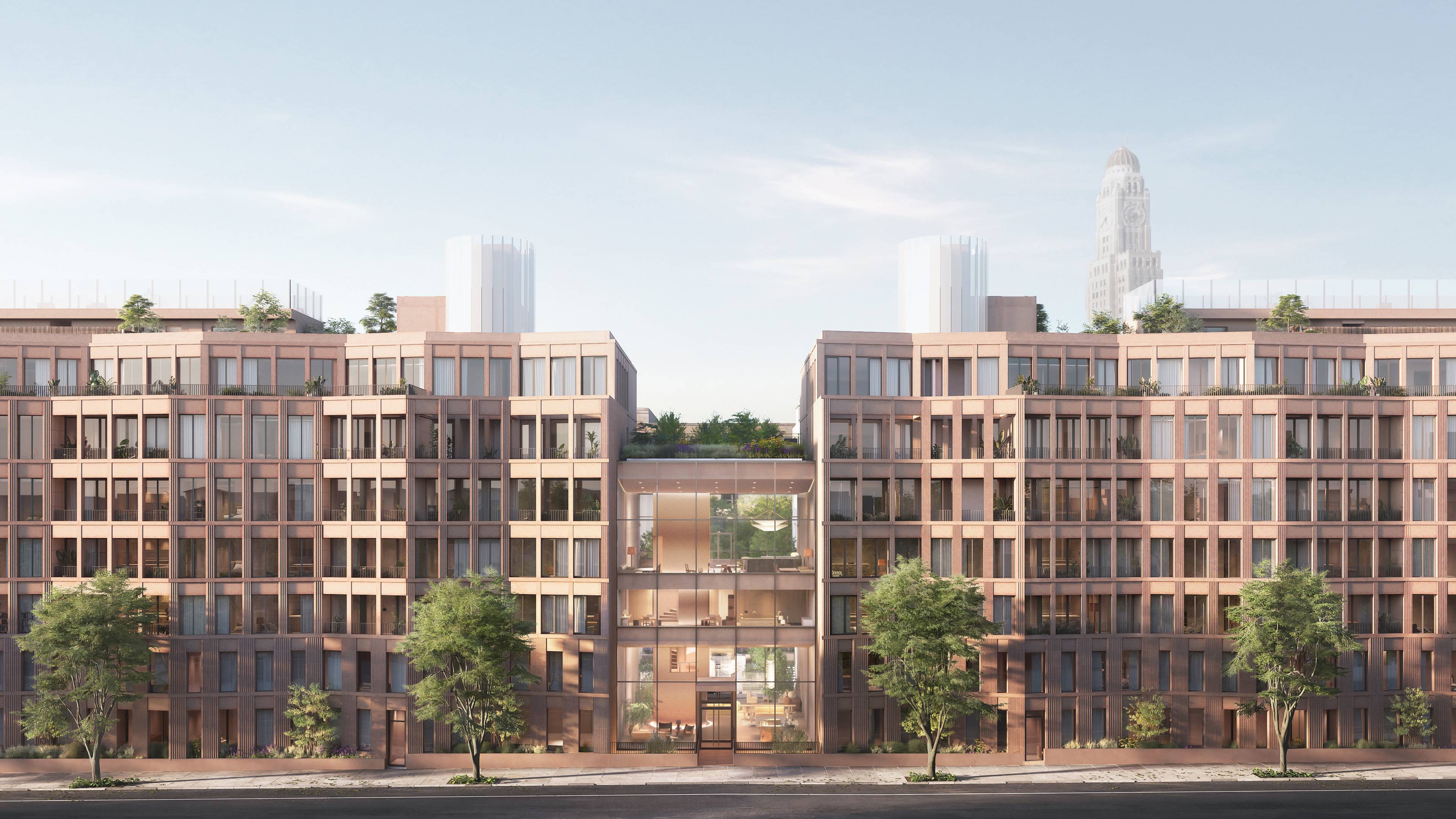 Nestled into a serene tree lined street in Boerum Hill, Brooklyn, Bergen features 105 residences by renowned architect Frida Escobedo.