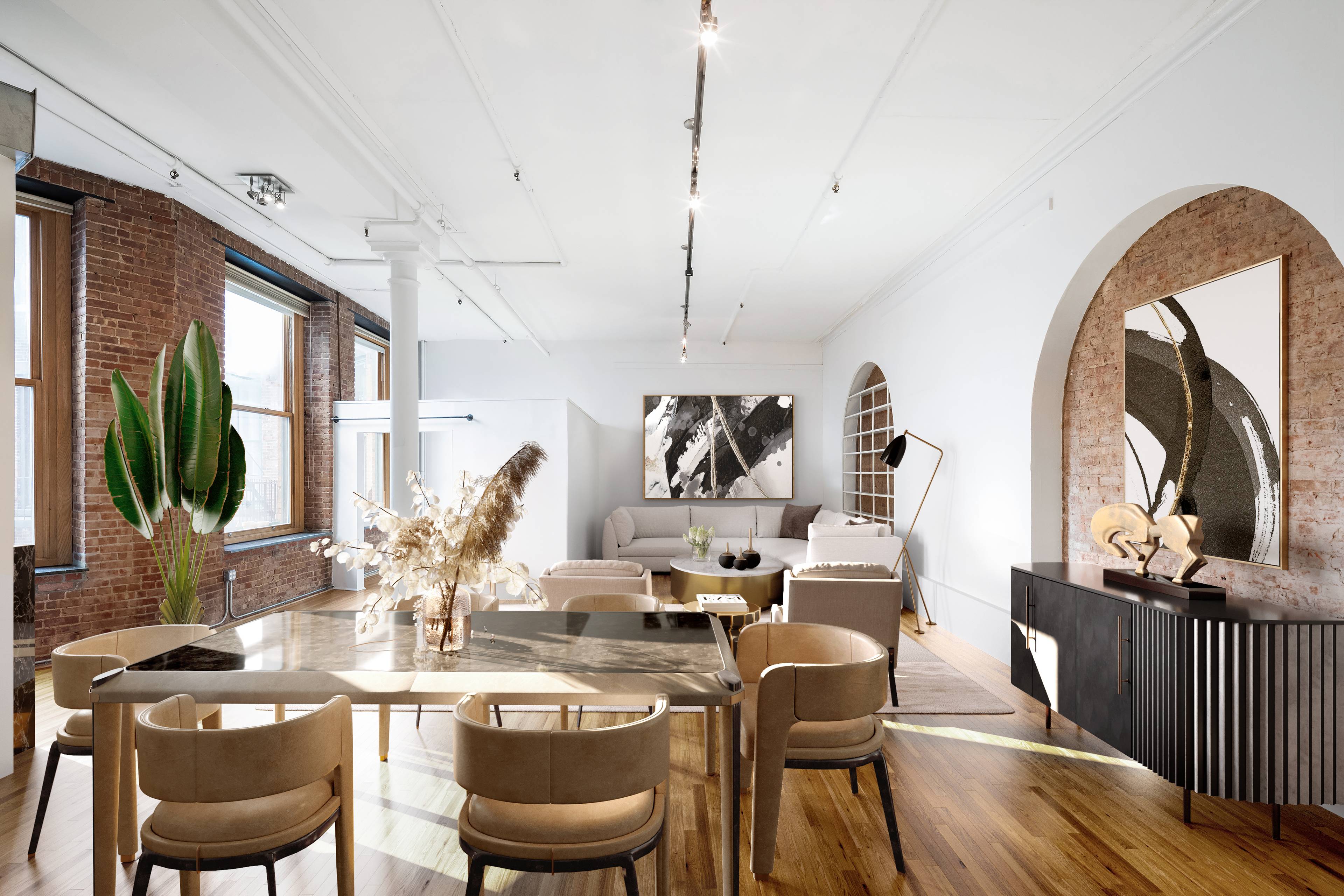 PHENOMENAL opportunity to combine two adjoining classic and authentic amazing loft spaces in one of SOHO s most desirable and sought after buildings and locations.