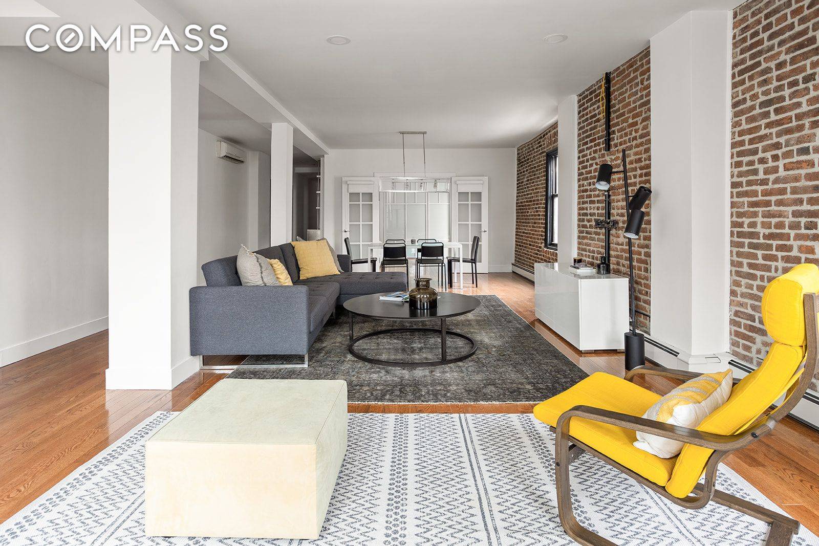 Industrial chic vibes abound in this unique and desirable home in the historic South Street Seaport.