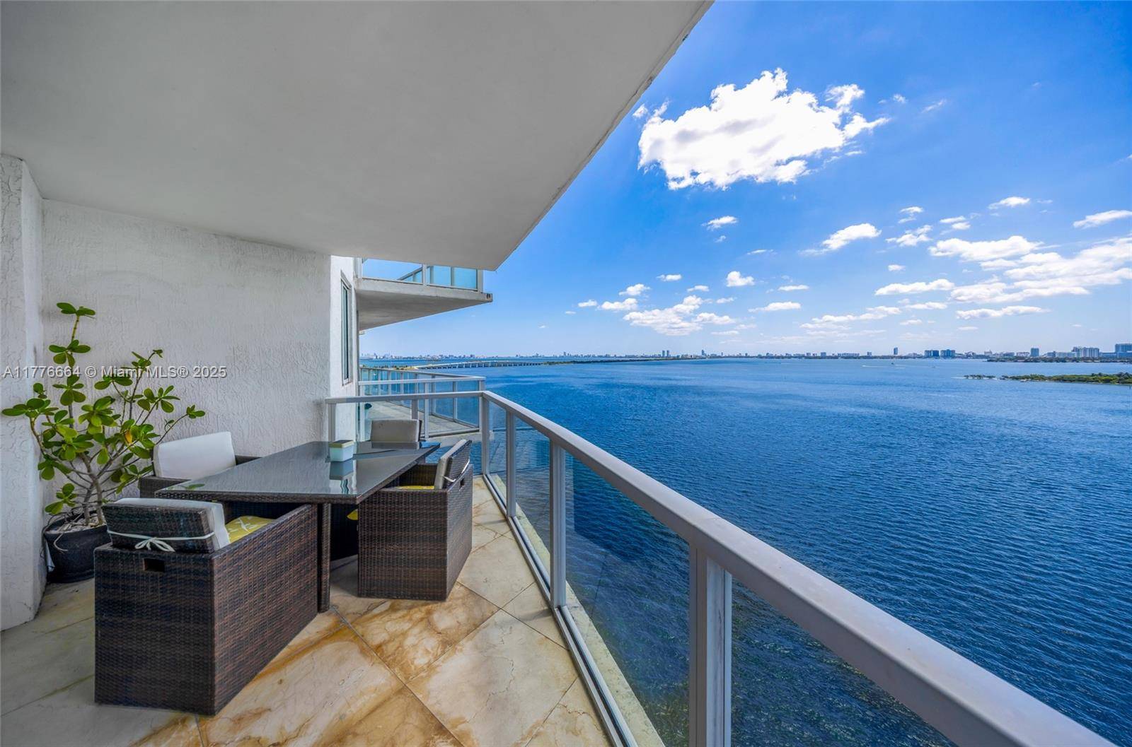 Experience breathtaking, unobstructed views of Biscayne Bay from this spacious 2 bed, 2 bath residence in a boutique building in the heart of Edgewater's NE Miami.