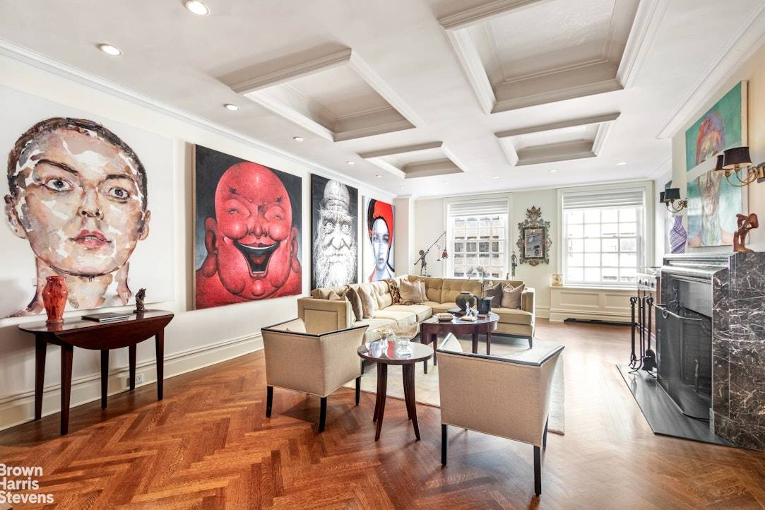 JUST REDUCED ! A gorgeous and gloriously renovated 7 into 6 room 2 bedroom home of glorious scale and proportions in an illustrious full service prewar cooperative on Fifth Avenue.