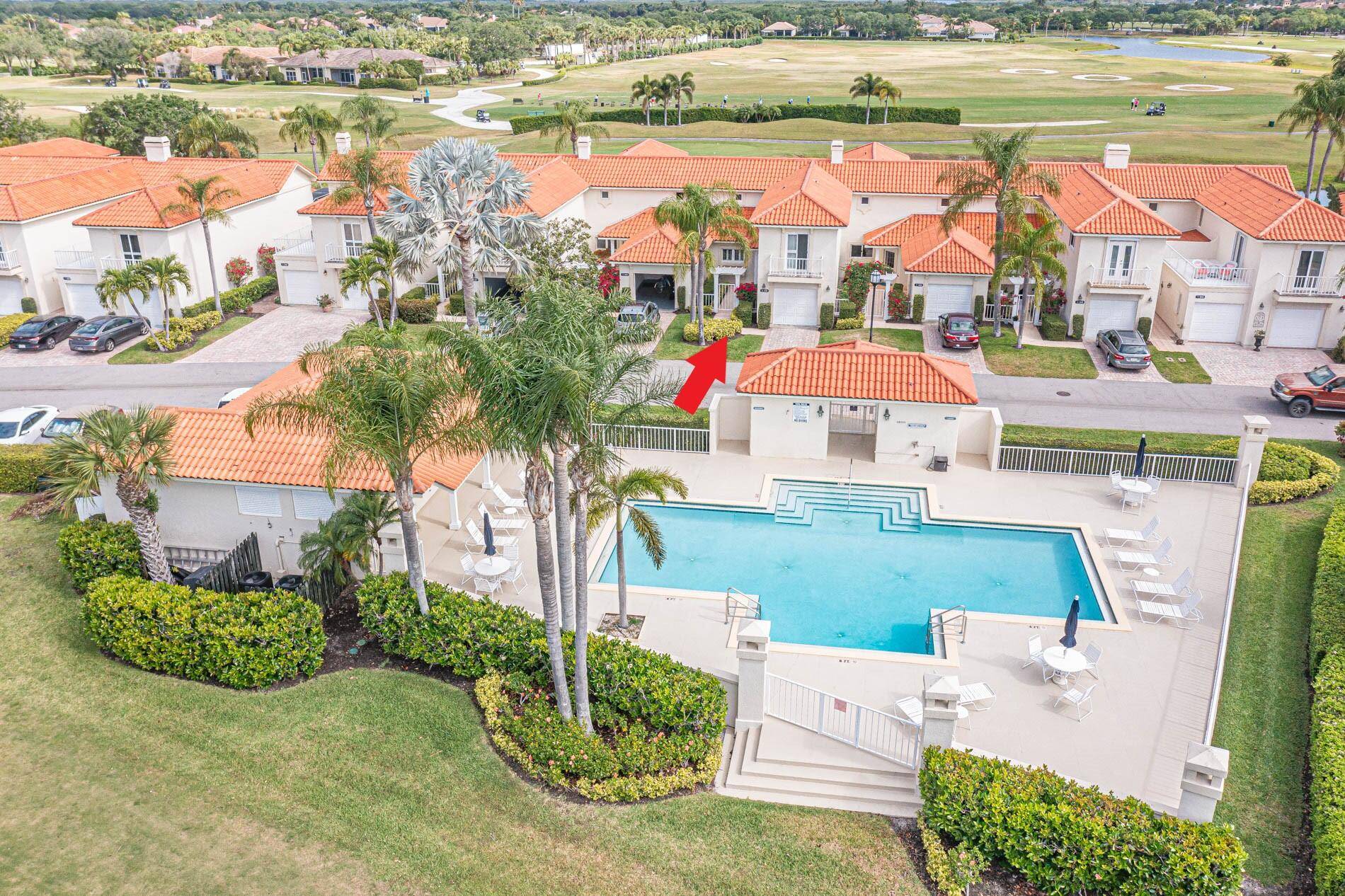 Amazing location across from pool !