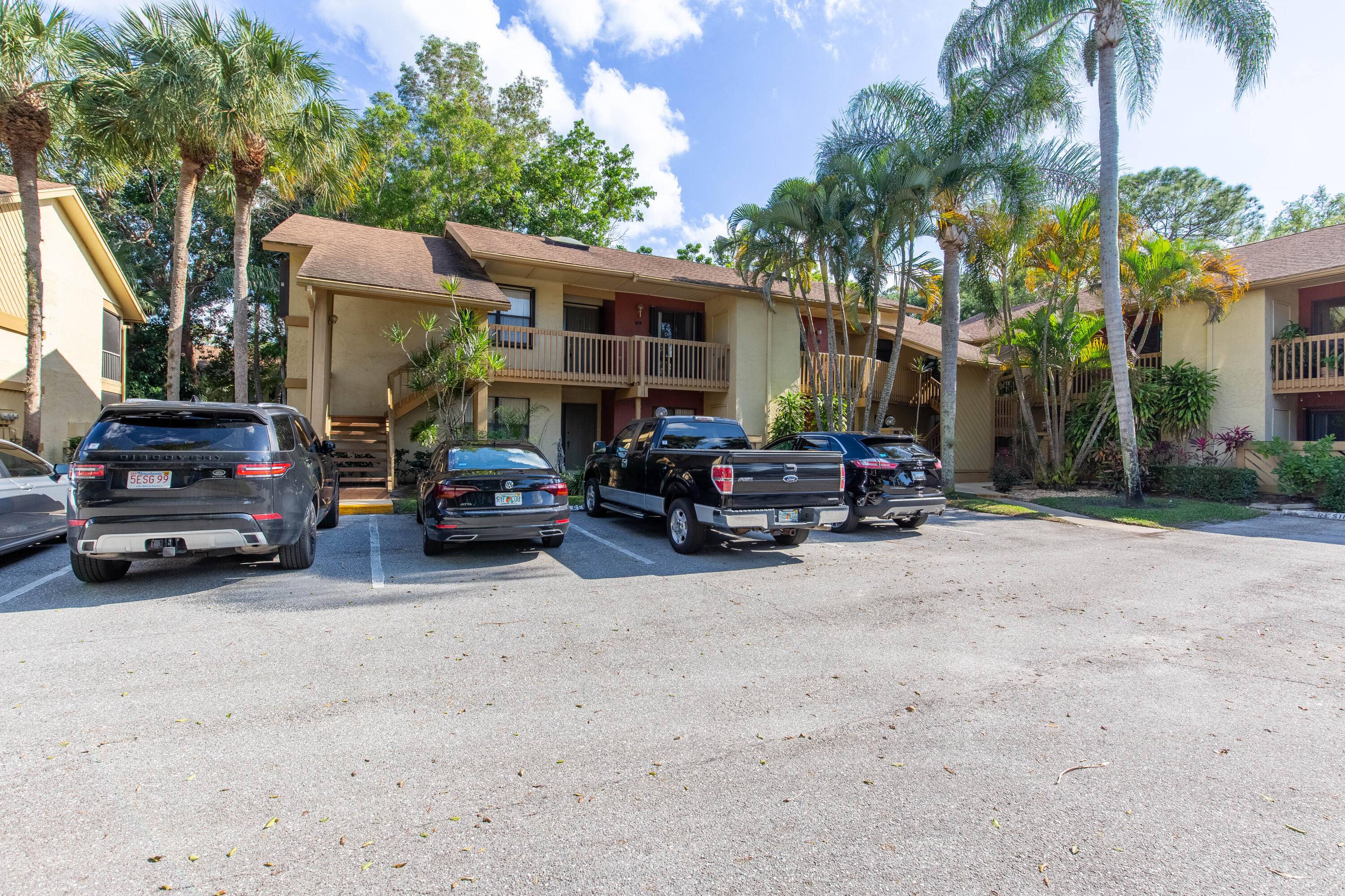 Second floor corner condominium featuring three bedrooms and two well appointed bathrooms.