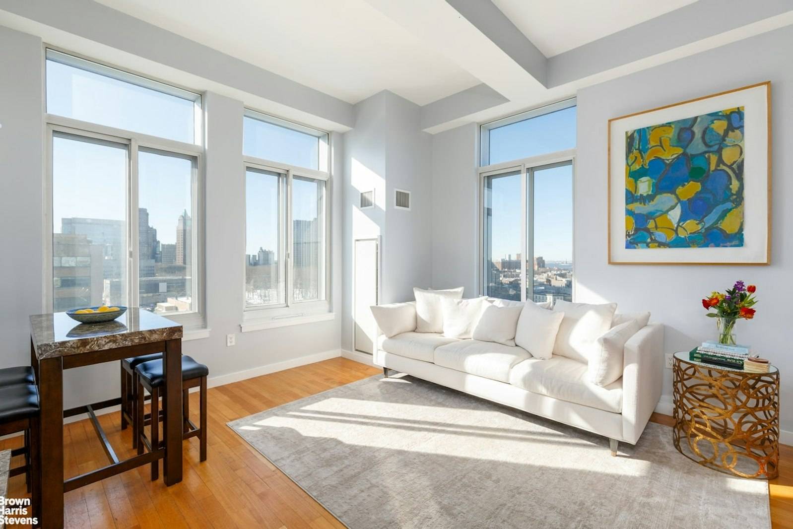 Elegant amp ; chic this thoughtfully designed two bedroom two bath home perfectly located in Dumbo will leave you awe struck.