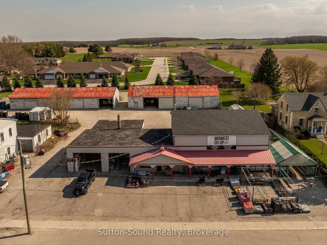 Position your business for success with this high exposure commercial property on Highway 9 in Mildmay, Ontario.