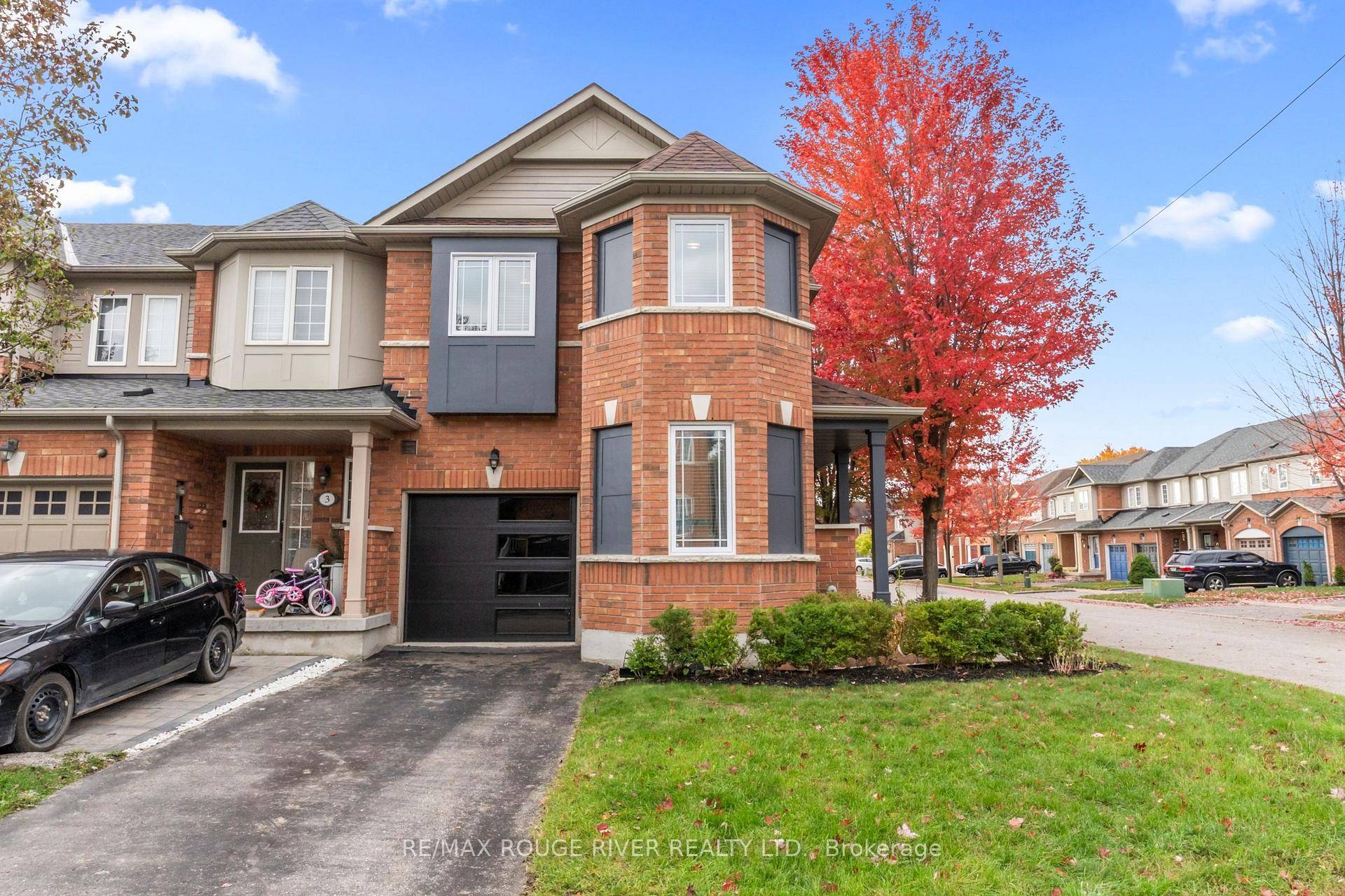 Welcome to 32 Beer Street in Ajax a stunning corner unit home that perfectly blends space, style, and functionality.