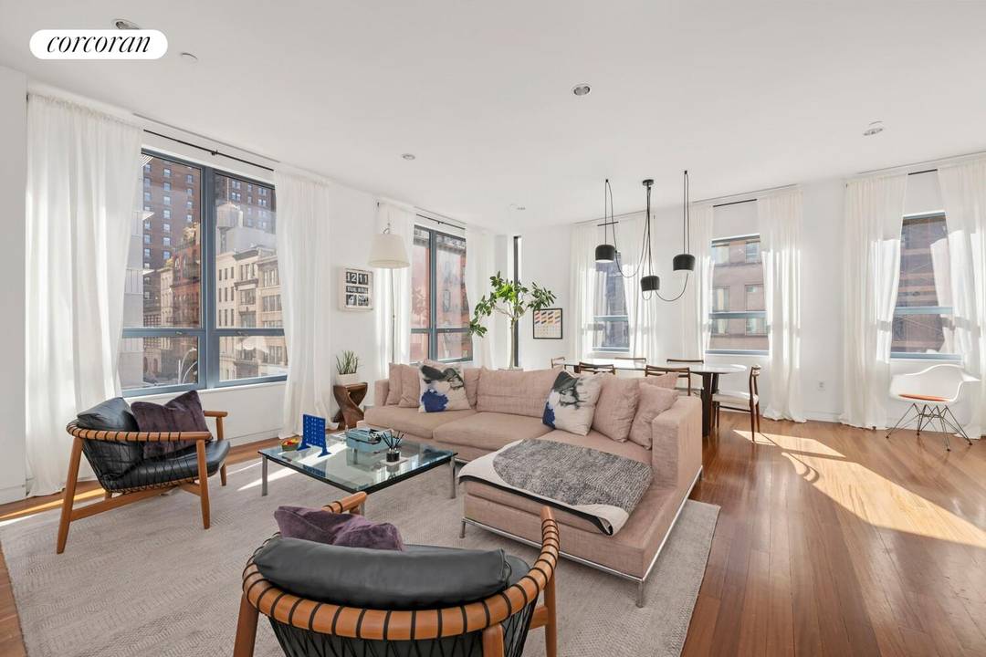 Natural light and space abound in this three bedroom, three bathroom Tribeca loft featuring an expansive, semi split bedroom layout, upscale finishes, and a fantastic location in a contemporary condominium ...