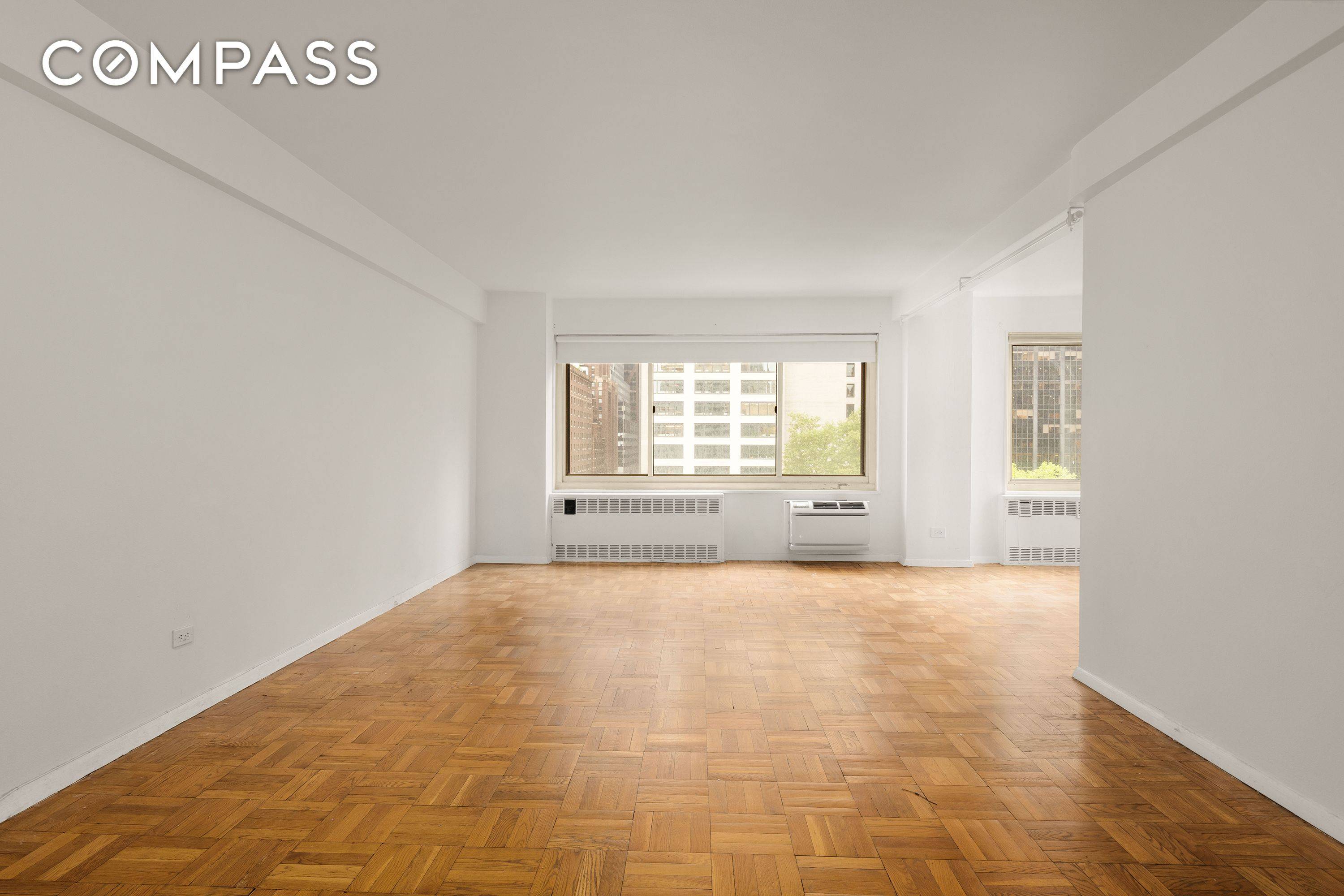 MASSIVE ALCOVE Studio with Wall of Windows, Skyline Views amp ; Exceptional Light.
