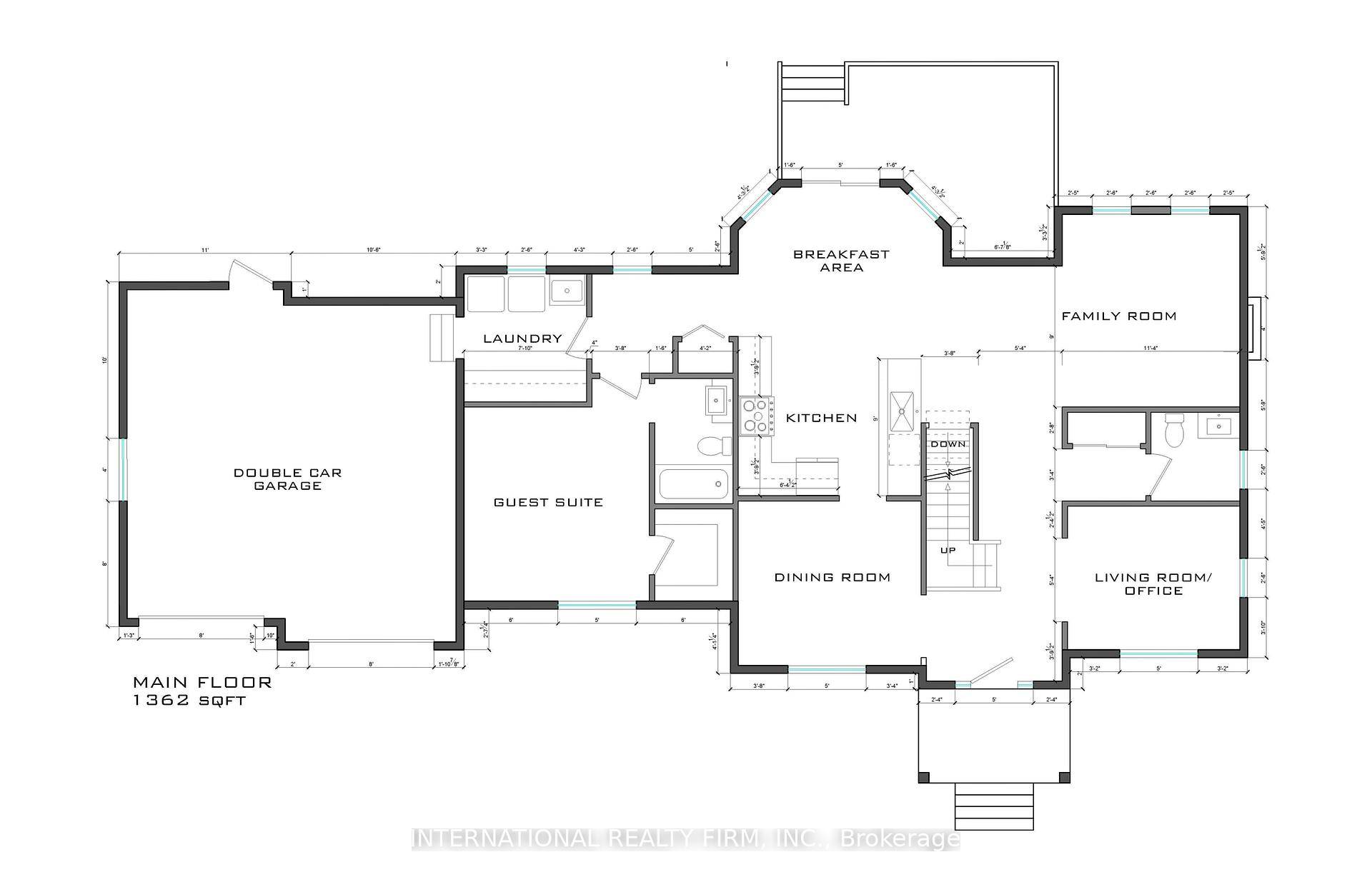 Spacious 4 bedroom, 4 bathroom home on 2.