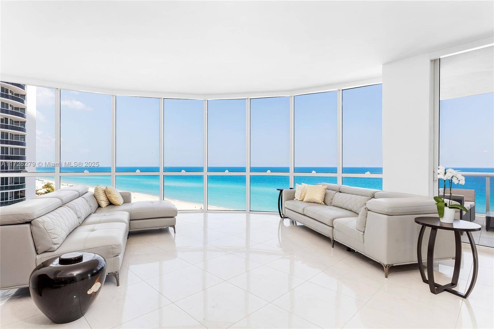 New year, new price ! This contemporary 3BR 3 1BA unit at the Trump Palace in Sunny Isles Beach offers unobstructed direct ocean views.