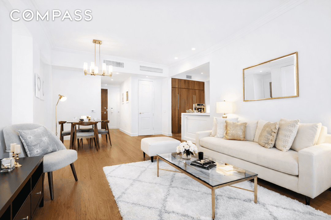 Welcome to home to the elegant residence 5C, a sun filled 1 bedroom, 1 bathroom home spanning 915 square feet in the award winning Citizen360 condominium by SHoP Architects.