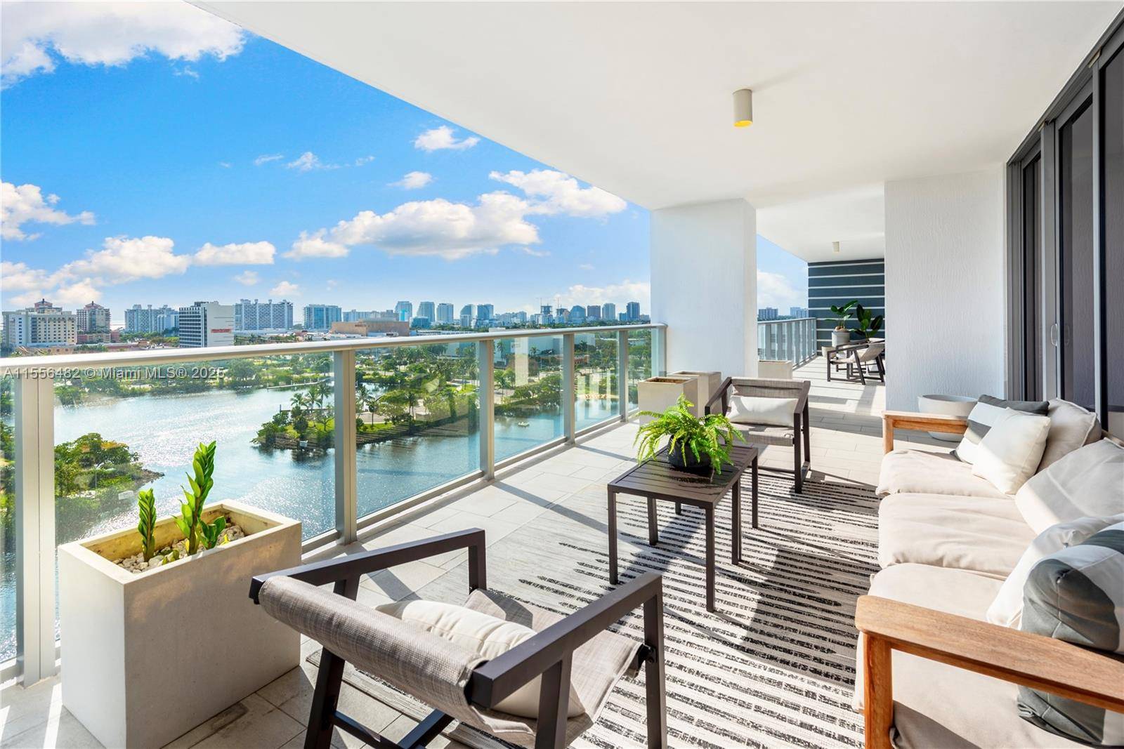 High Floor RIVA Residence Offers Stunning Ocean, Intracoastal, Park amp ; River Views from Every Room amp ; Private Terrace w Summer Kitchen for the Perfect Indoor Outdoor Lifestyle.