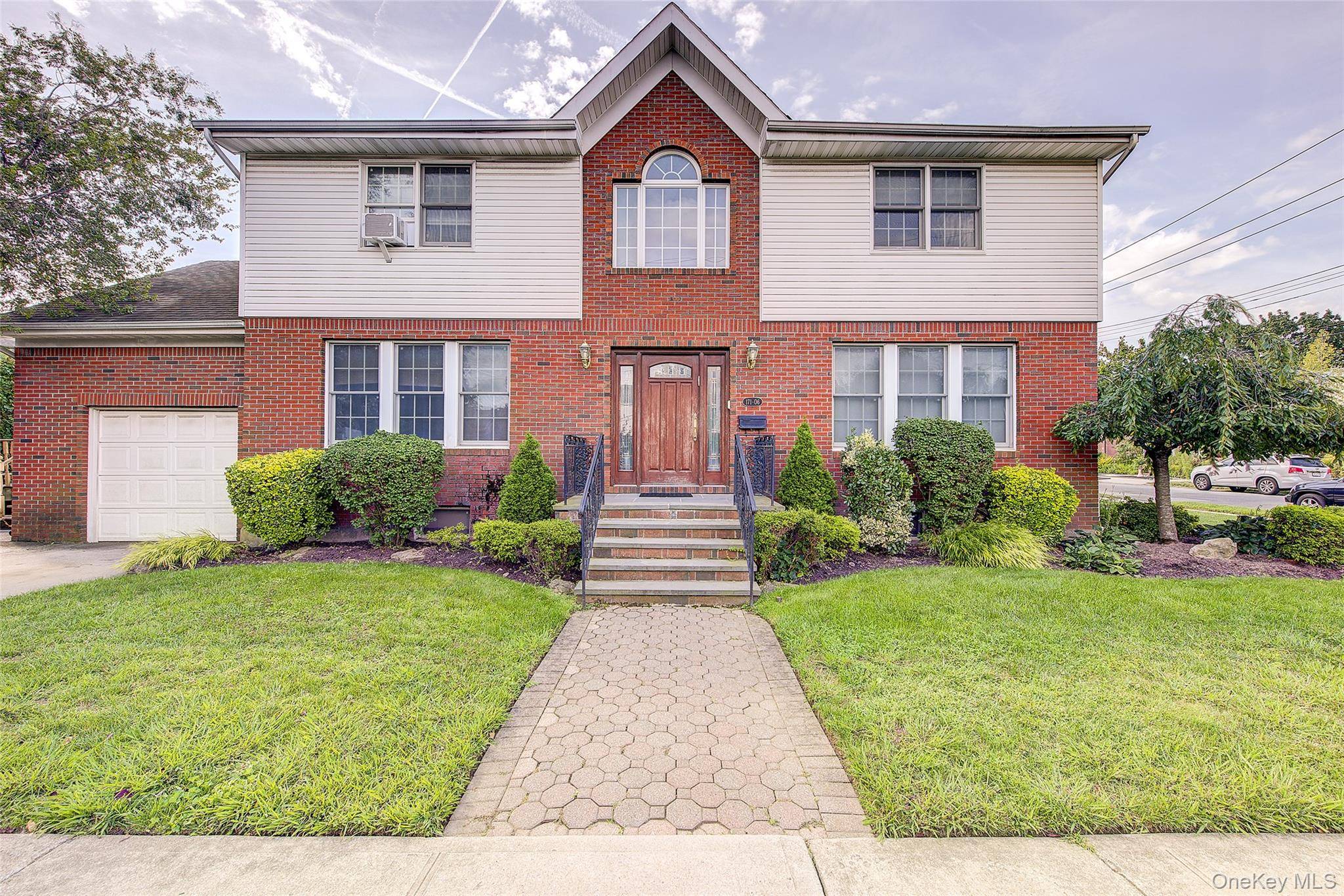 Unique Elegantly Built Colonial in Prime Fresh Meadows Offers First Floor Study Room, Living Room, Dining Room, Half Bath, Open Eat in Kitchen, Granite Counter Top, Double Oven, Two Sinks, ...