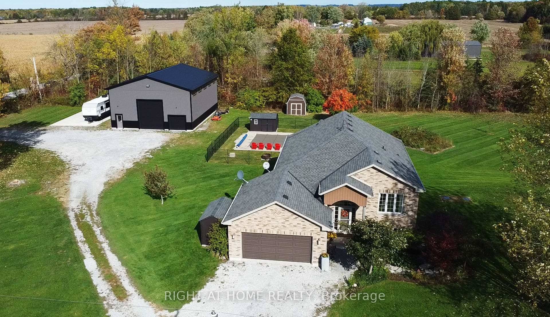 Set on just under 2 acres, this beautifully maintained corner property offers space, privacy, and endless possibilities with two separate entrances one off Forks Road and another off Deeks Road.