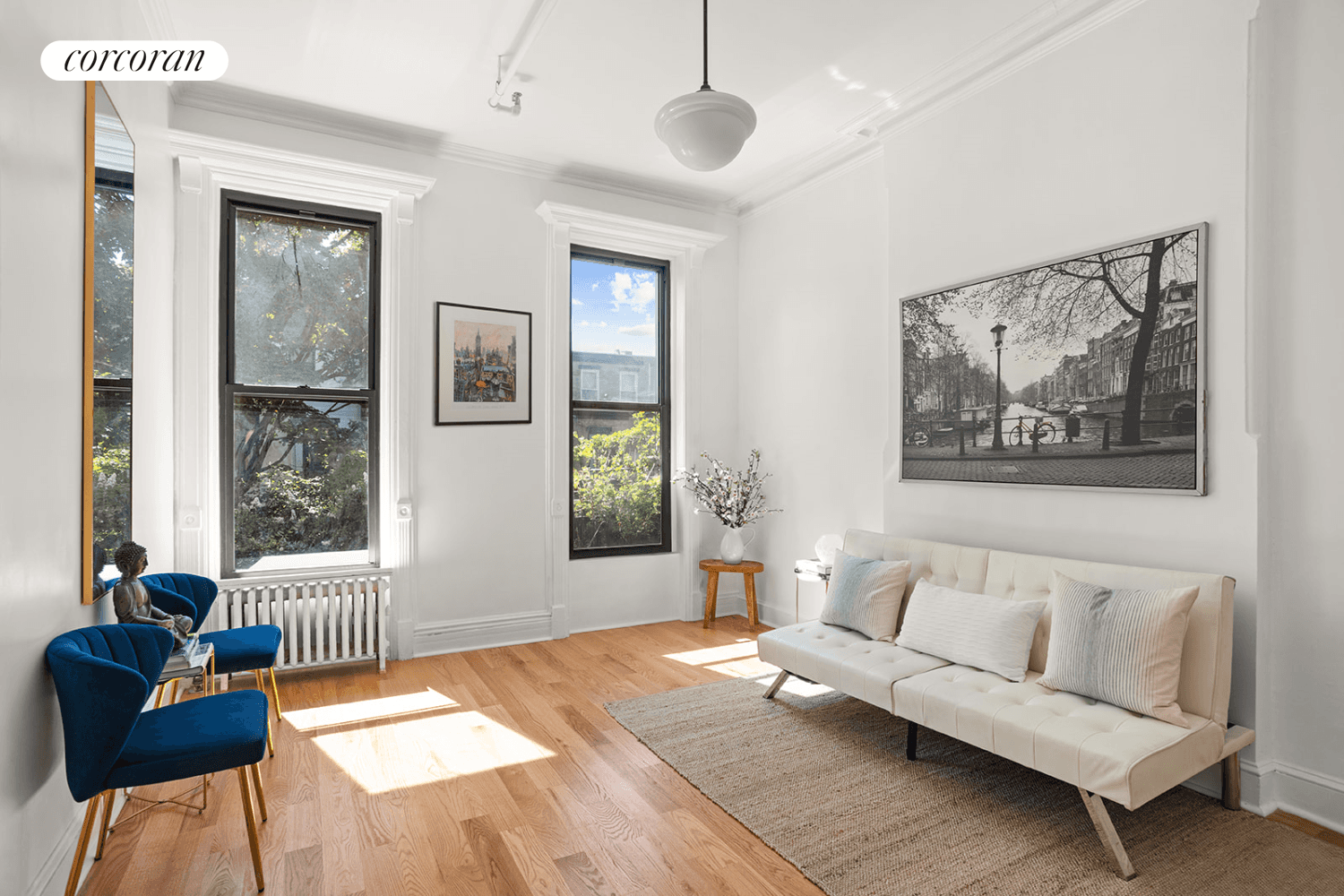 206 Lincoln Place, 6Soaring 10'5 high ceilings, gorgeous prewar plaster detail and oversized windows showcasing peaceful, leafy views will make you feel like you're walking into your own serene Parisian ...