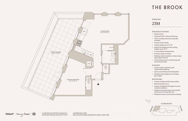 Reach out today to schedule a tourImmediate Occupancy AvailableBe one of the first to preview The Brook, Downtown Brooklyn's newest architectural masterpiece.