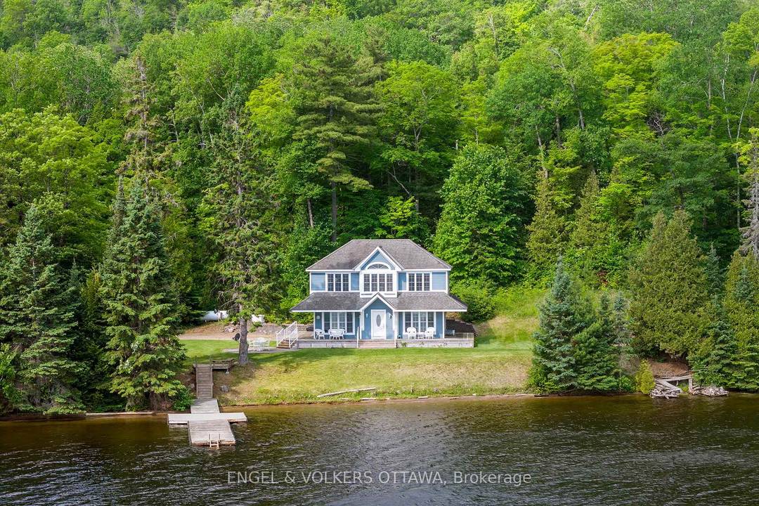 Welcome to 541 Morglan Lane a rare waterfront retreat on Calabogie Lake.