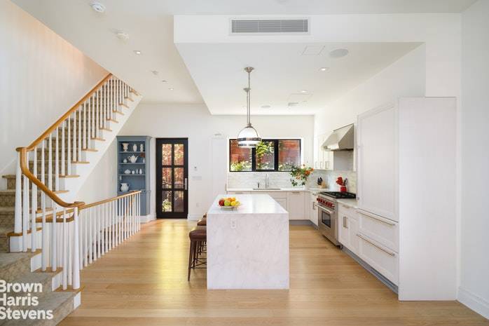 This Cobble Hill townhouse is one of just five buildings built from the ground up in 2015 that were designed by the acclaimed Adjmi amp ; Andreoli Architects.