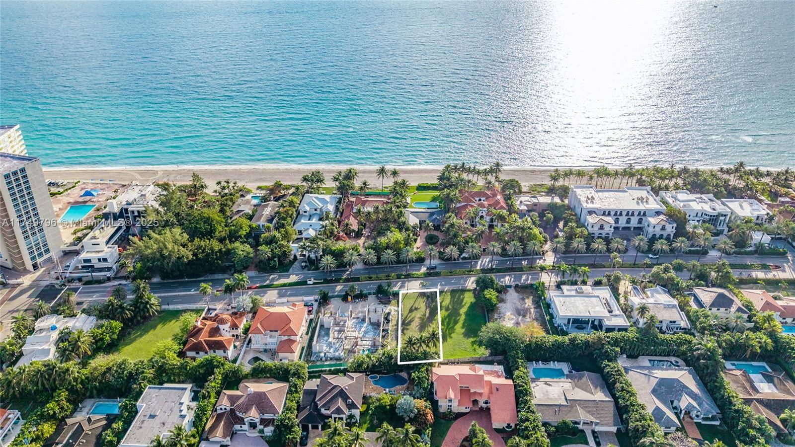 Rare opportunity to build a home in the exclusive community of Golden Beach.