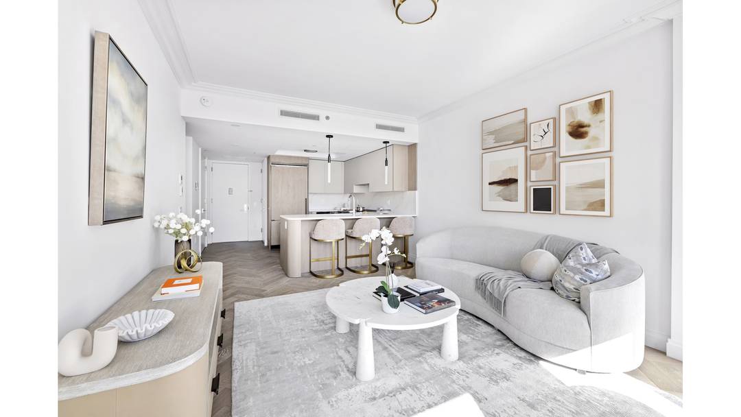 78 29 Austin Street Penthouse 2N Penthouse 2N is a remarkable two bedroom, two bathroom residence offering 1, 069 square feet of interior space, along with a 125 square foot ...