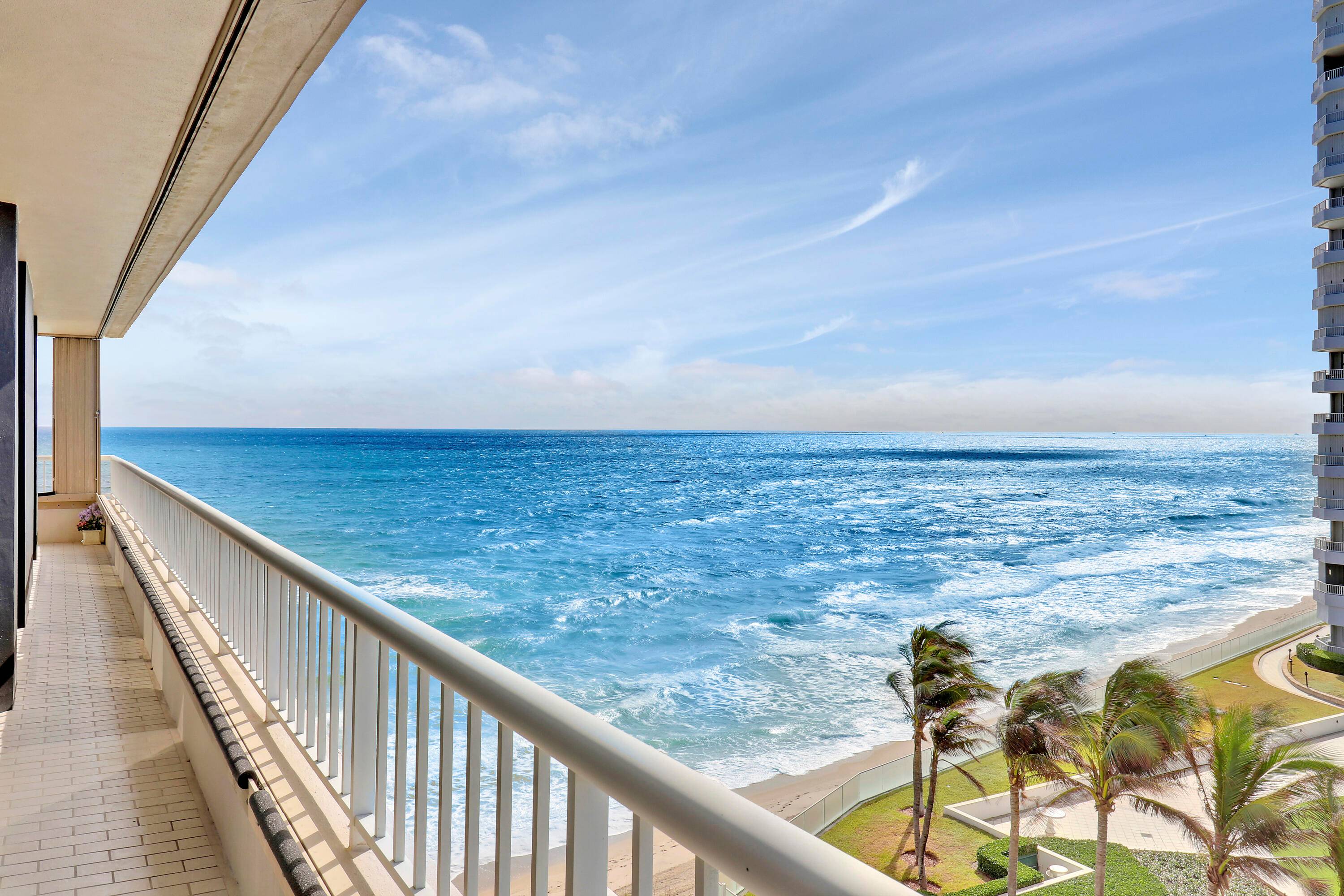 Direct Oceanfront AND Intracoastal with a hard to find wraparound balcony plus Garage Parking !