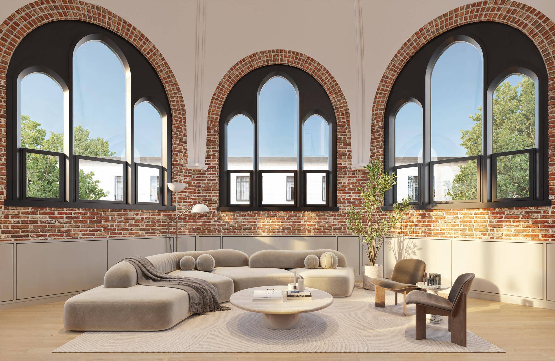 The Abbey at 232 Adelphi Street is a masterful blend of Brooklyn heritage and modern luxury.