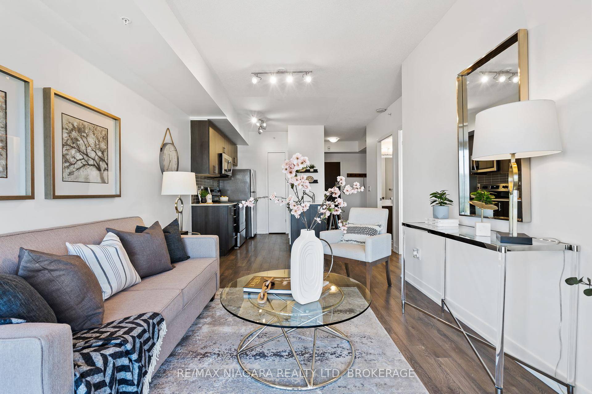 Welcome to Unit 1202 at 550 North Service Road where luxury living meets ultimate convenience.