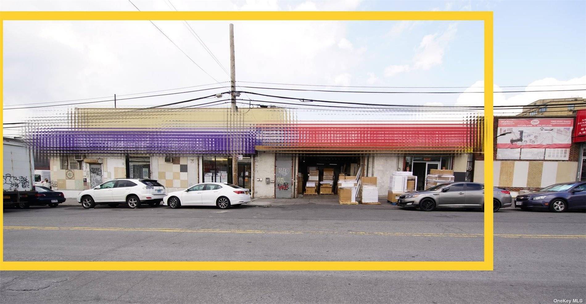 great corner commercial property, prime location, heart of downtown Flushing.