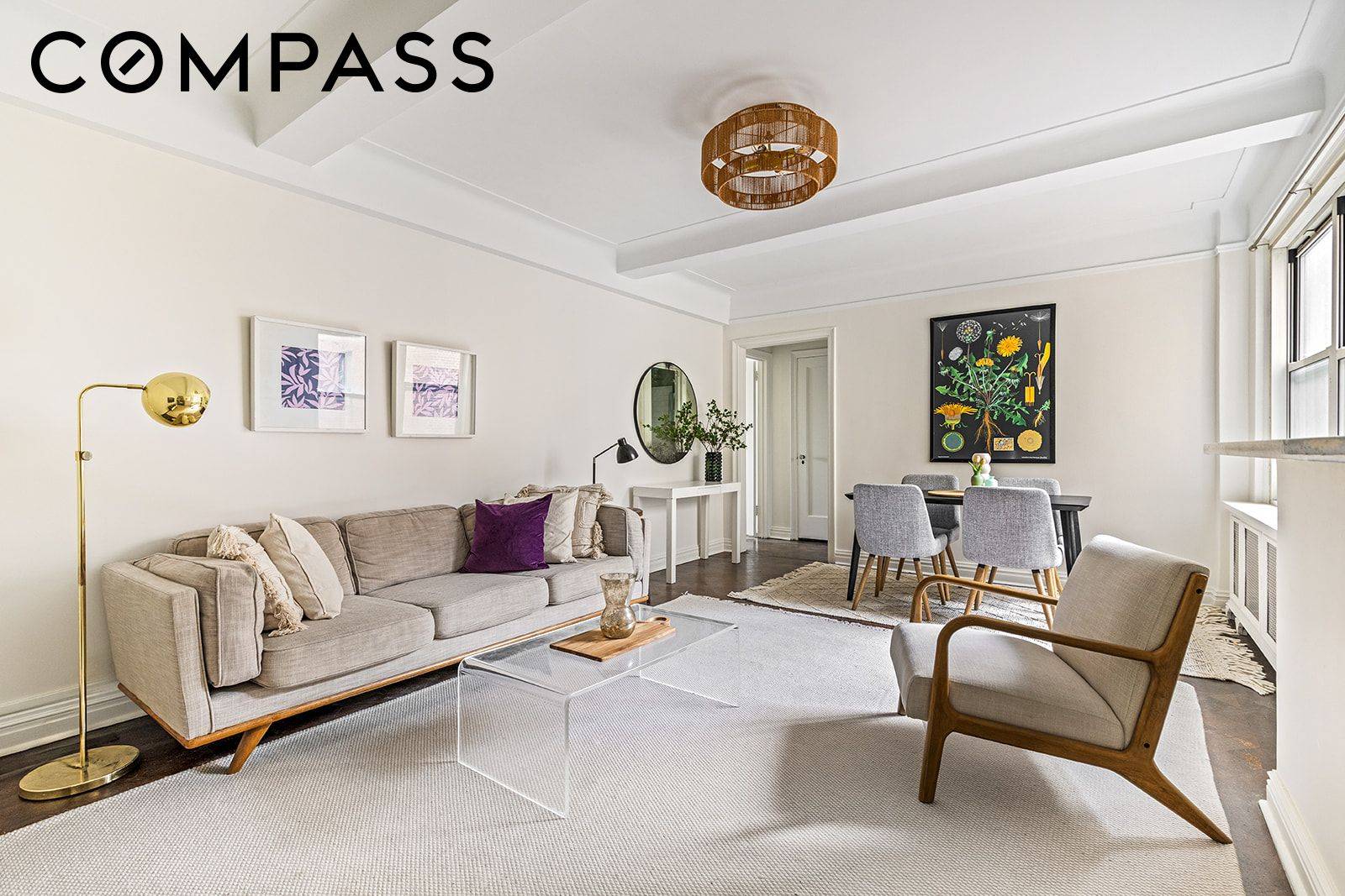 Experience sweeping Brooklyn and harbor views from this enchanting one bedroom home in The Remsen, one of Brooklyn Heights' most coveted full service, pre war cooperatives.