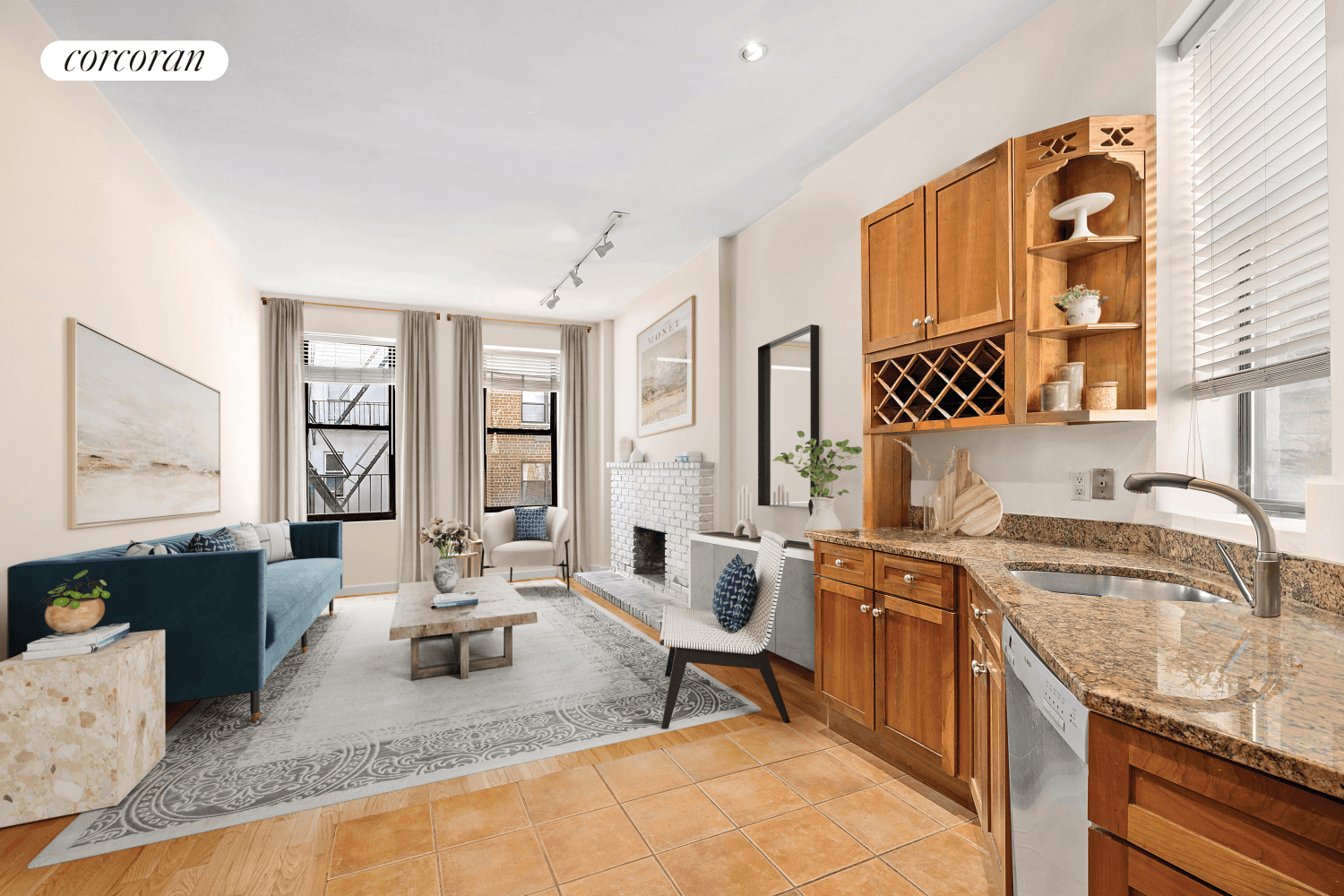 Come home to this lofty, bright and spacious one bedroom apartment in Carnegie Hill.