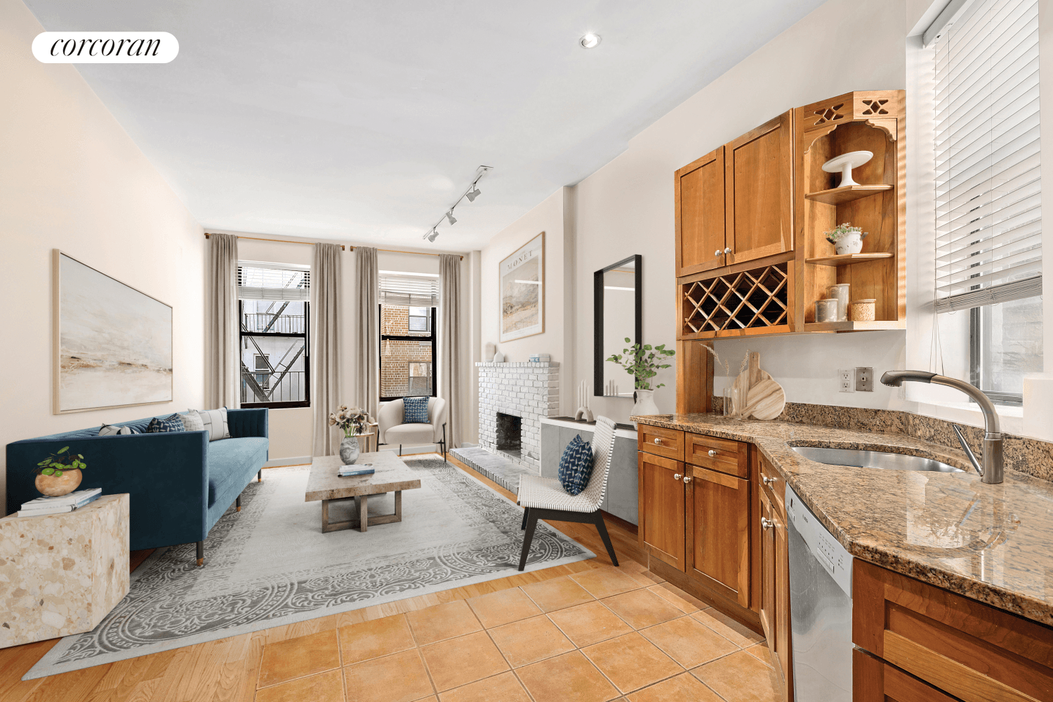 Value and opportunity. A easily convertible two bedroom.
