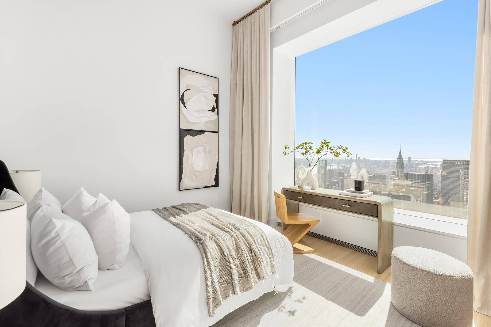 Occupying the entire western half of the 66th floor, this 4, 019 square foot residence at the iconic 432 Park Avenue encapsulates fully unobstructed views of Central Park and the ...