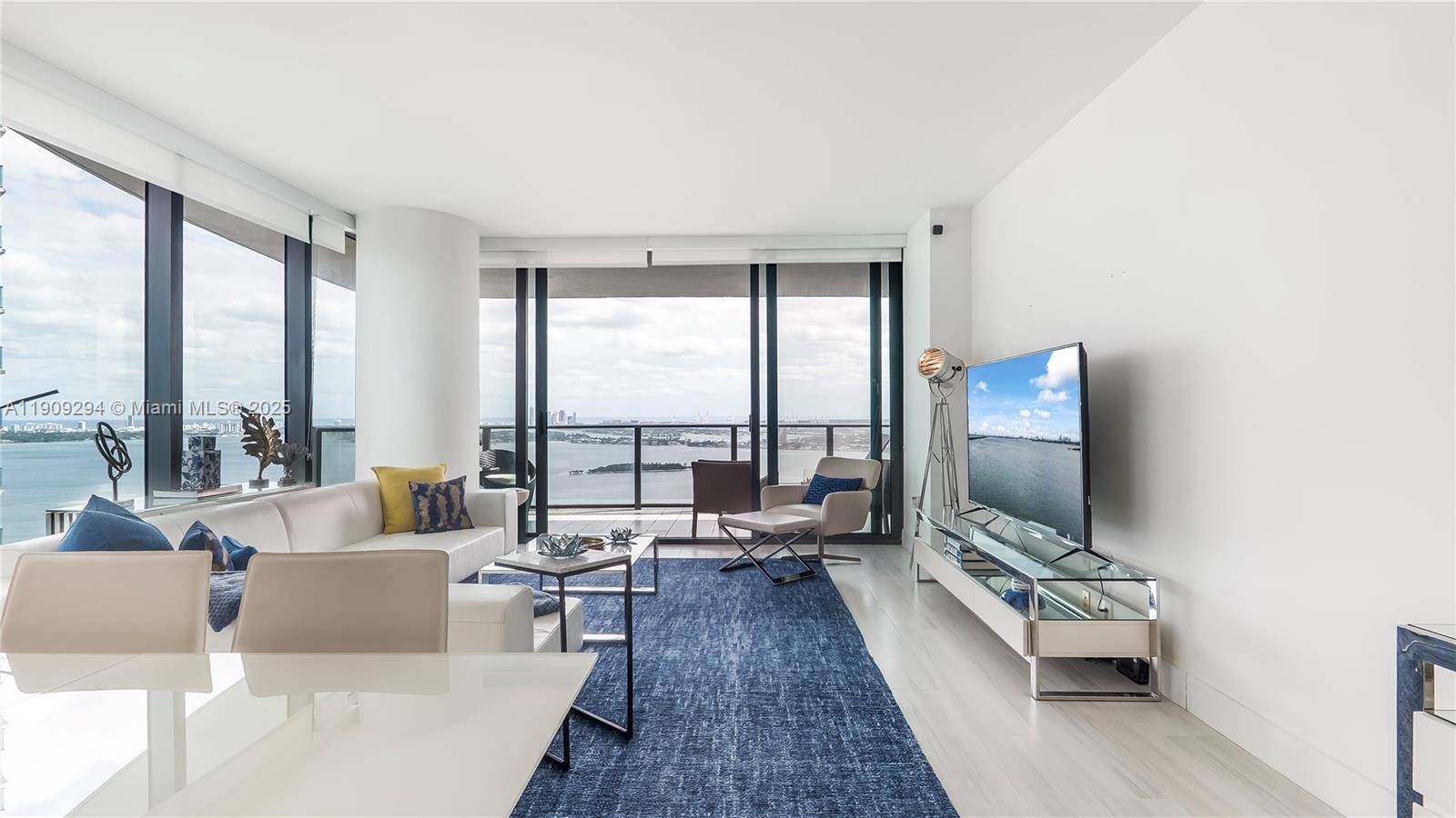 Live the ultimate Miami lifestyle in this TURNKEY, FULLY FURNISHED 1 Bed Den, 2 Bath sky residence soaring on the 38th floor of Paraiso Bay.