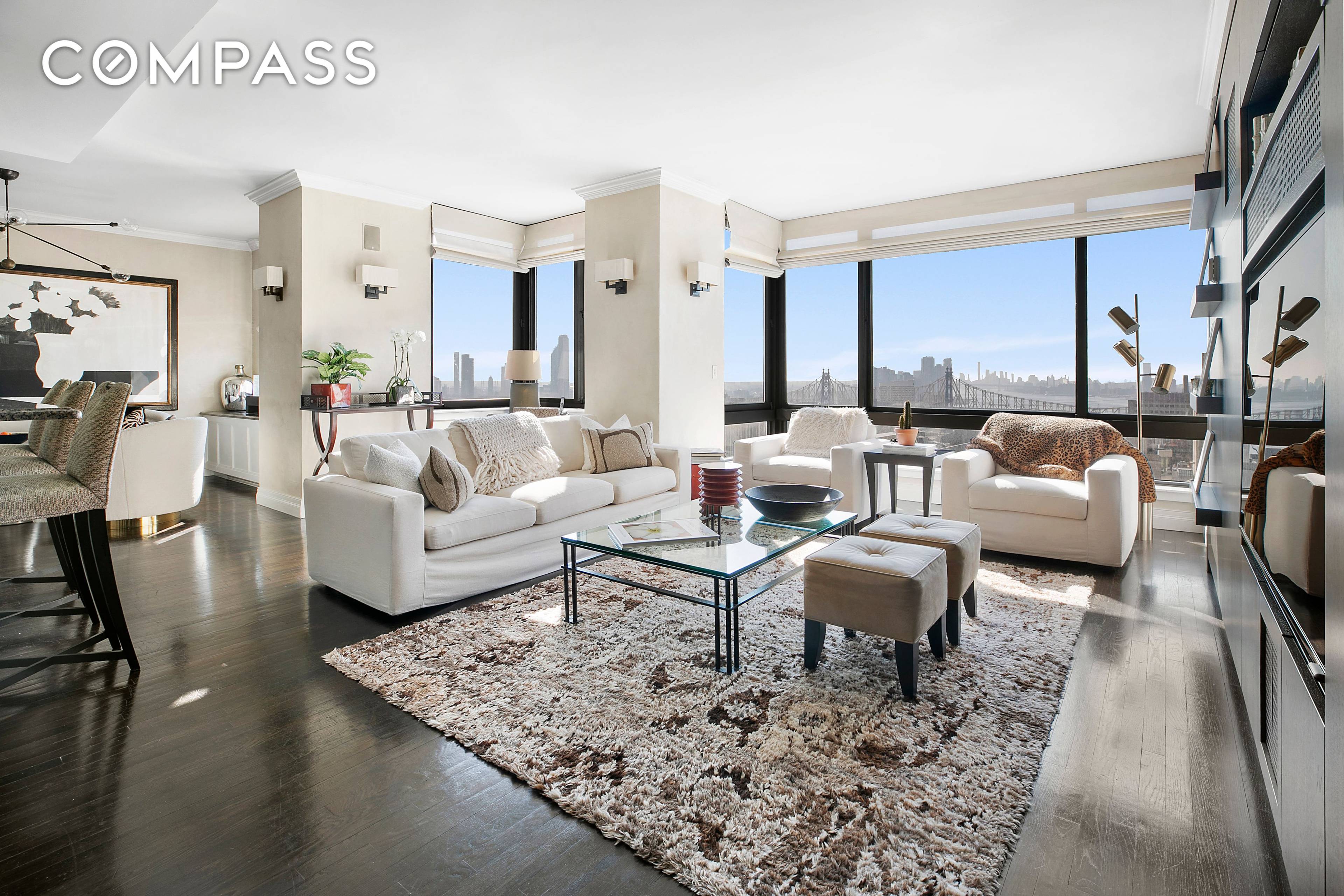 This absolutely stunning sun blasted home in the sky is located in the luxurious Belaire Condominium.