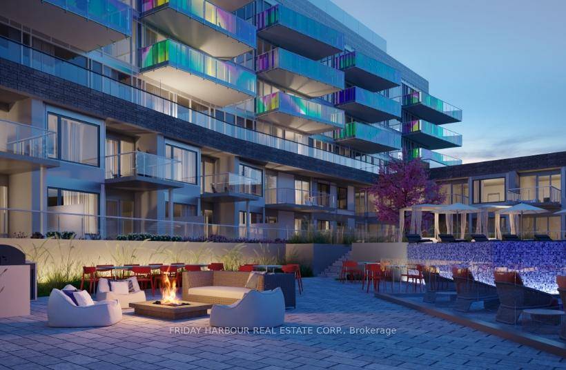 Two bedroom residence on the 5th floor with an east facing view.