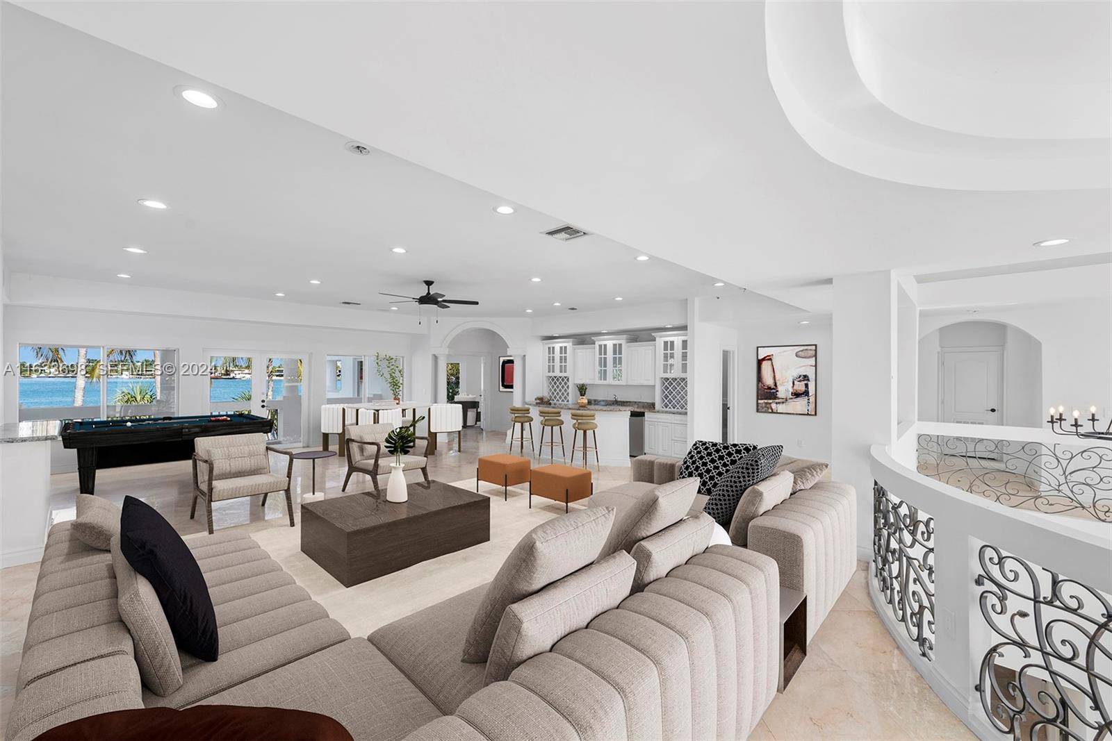PRIME WATERFRONT ESTATE on the exclusive Hibiscus Island in Miami Beach with over 8, 000 interior SF, 9 bedrooms and 11 bathrooms on a generous 15, 750 SF lot with ...