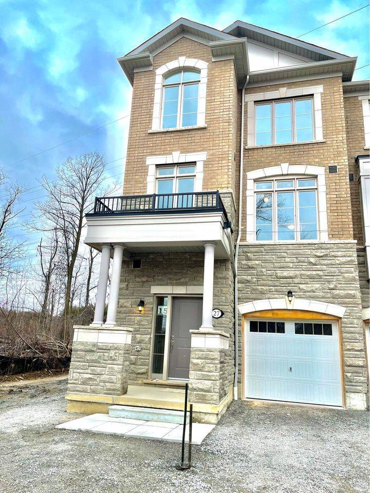 Experience upscale living in this stunning and brand new 3 bedroom plus den end unit townhome in Ajax, where modern elegance meets natural tranquility.